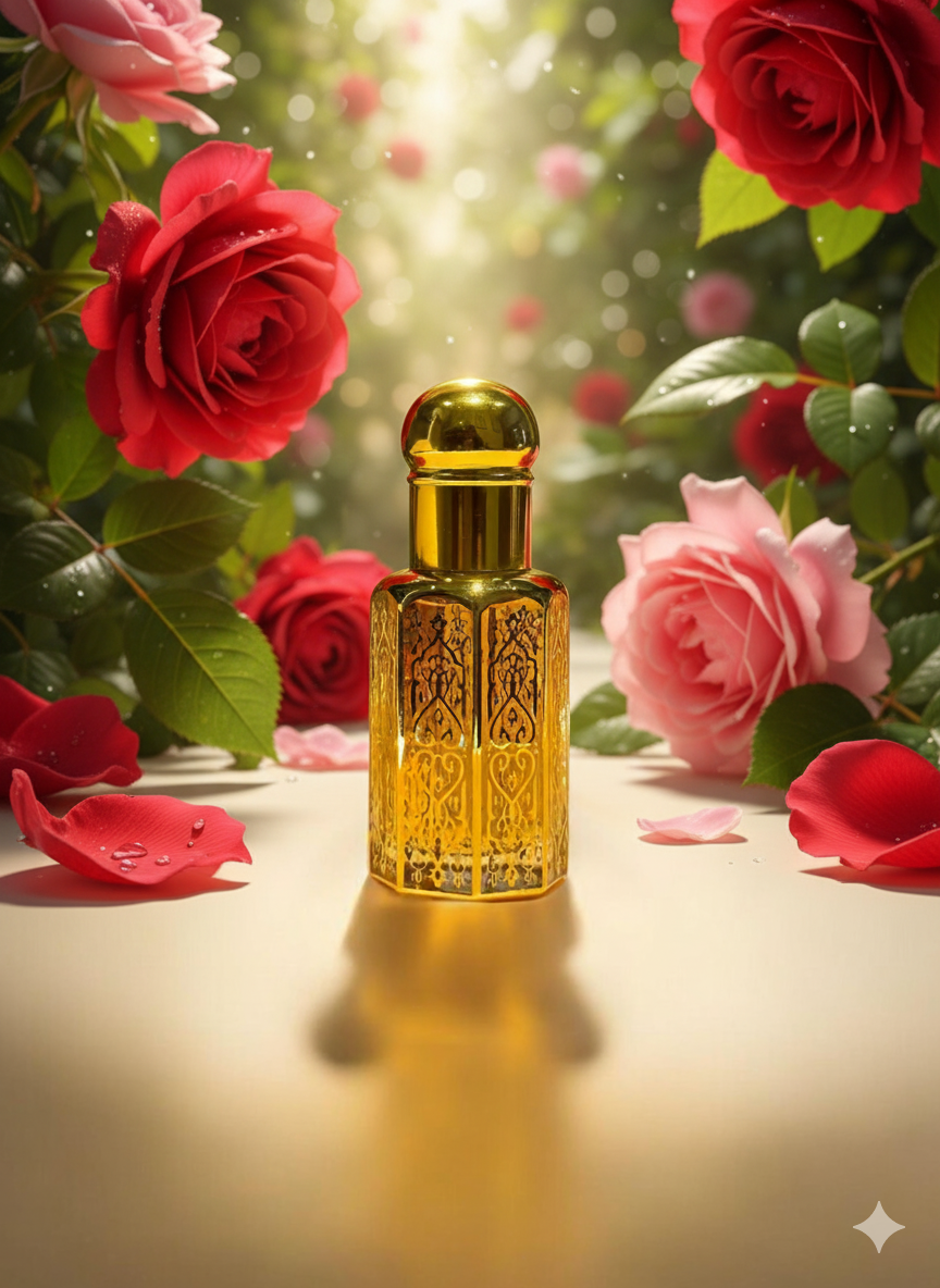 Rose Vanilla Attar| Oriental Vanilla Fragrance