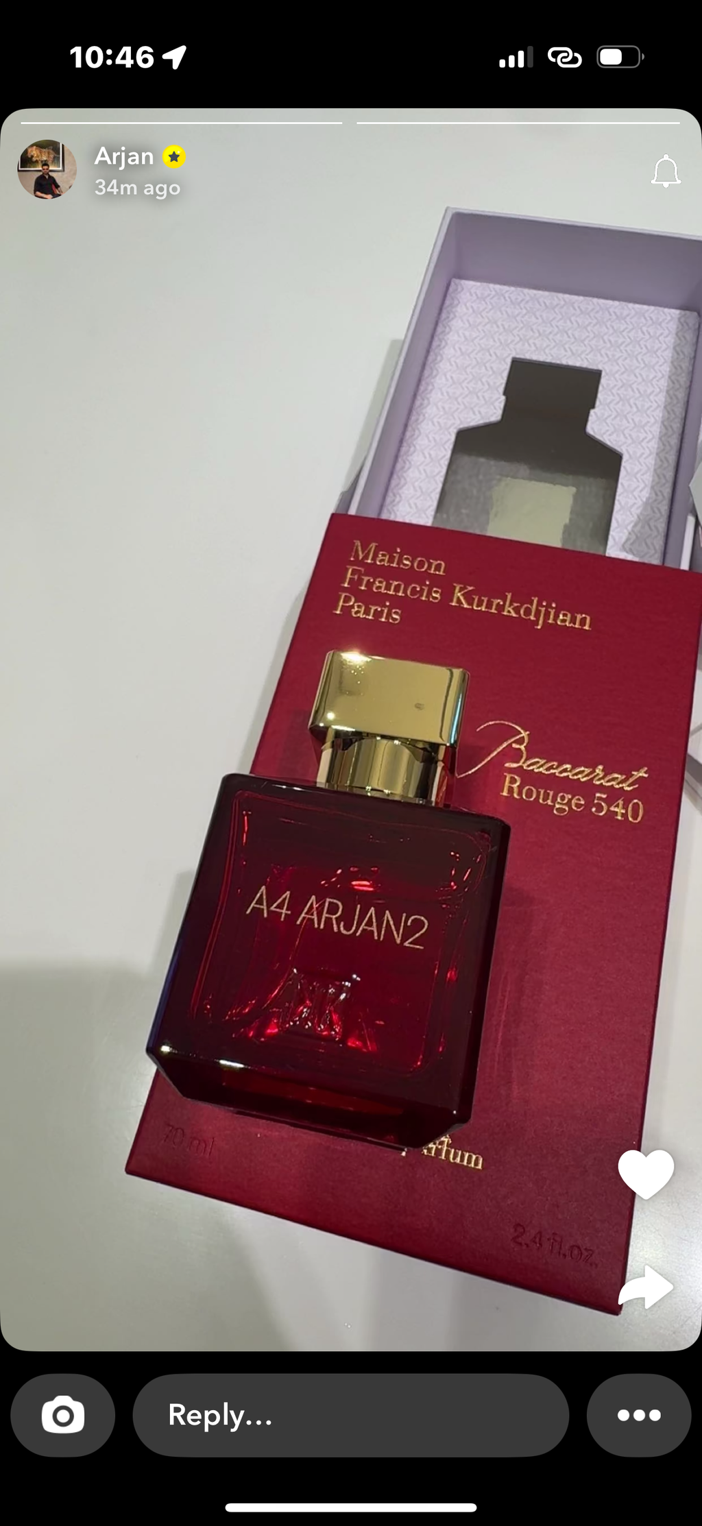 Baccarat Rouge 540 Attar [Arjan Dhillon fav.]